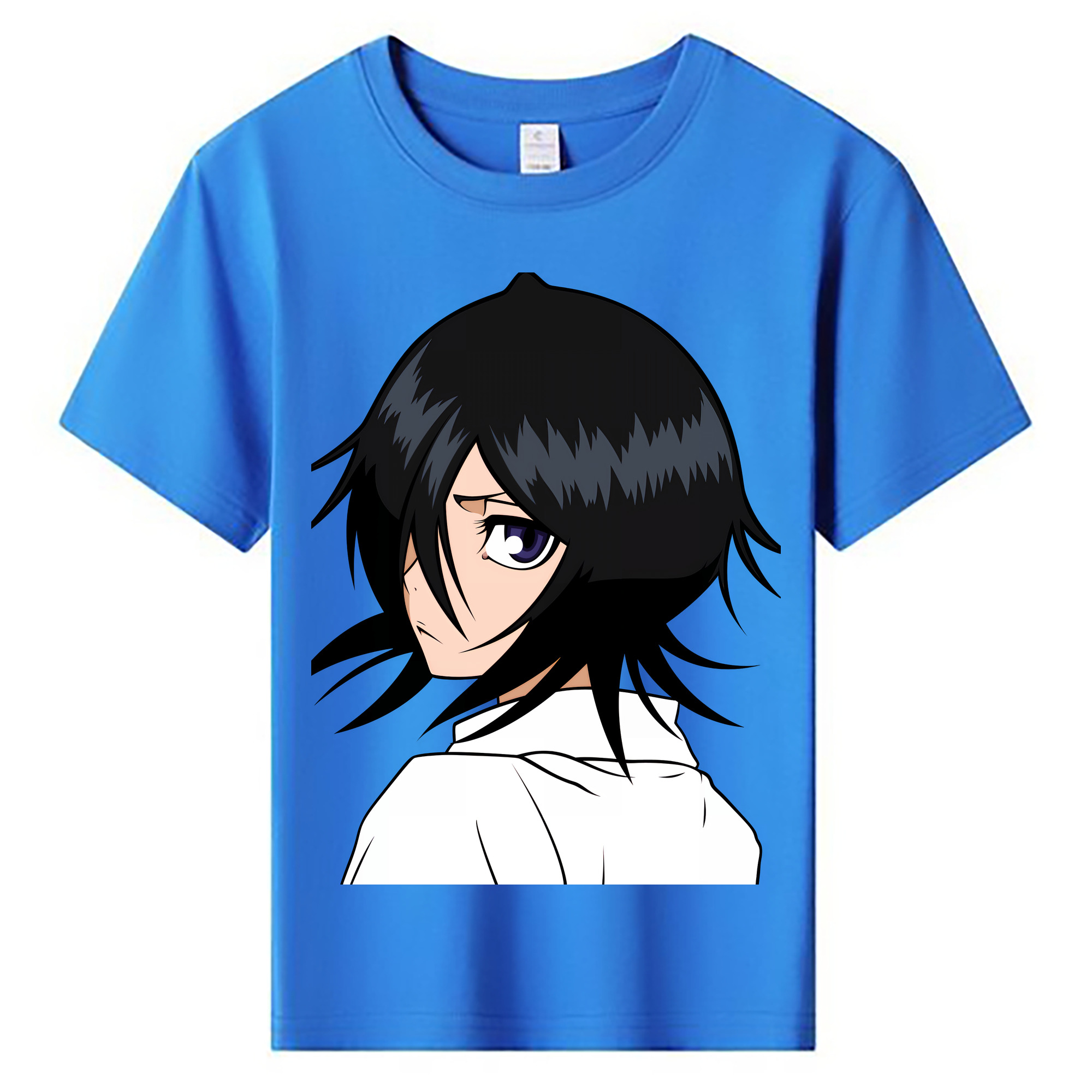（画像用） ブリーチ 朽木ルキア BLEACH Kuchiki Rukia 綿100％キッズTシャツ（フロントプリント）